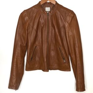 Halogen Leather Moto Jacket